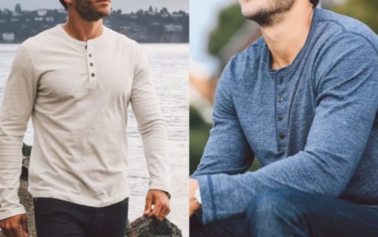 Men's henleys Shirt: The Best Casual Look for Men.